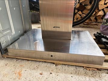 Smeg dampkap, Electroménager, Hottes, Moteur, Hotte murale, Comme neuf, Enlèvement