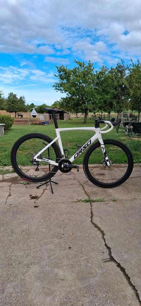 Carbon orso s29 racefiets, Fietsen en Brommers, Fietsen | Racefietsen, Zo goed als nieuw, Heren, Overige merken, 28 inch, Carbon