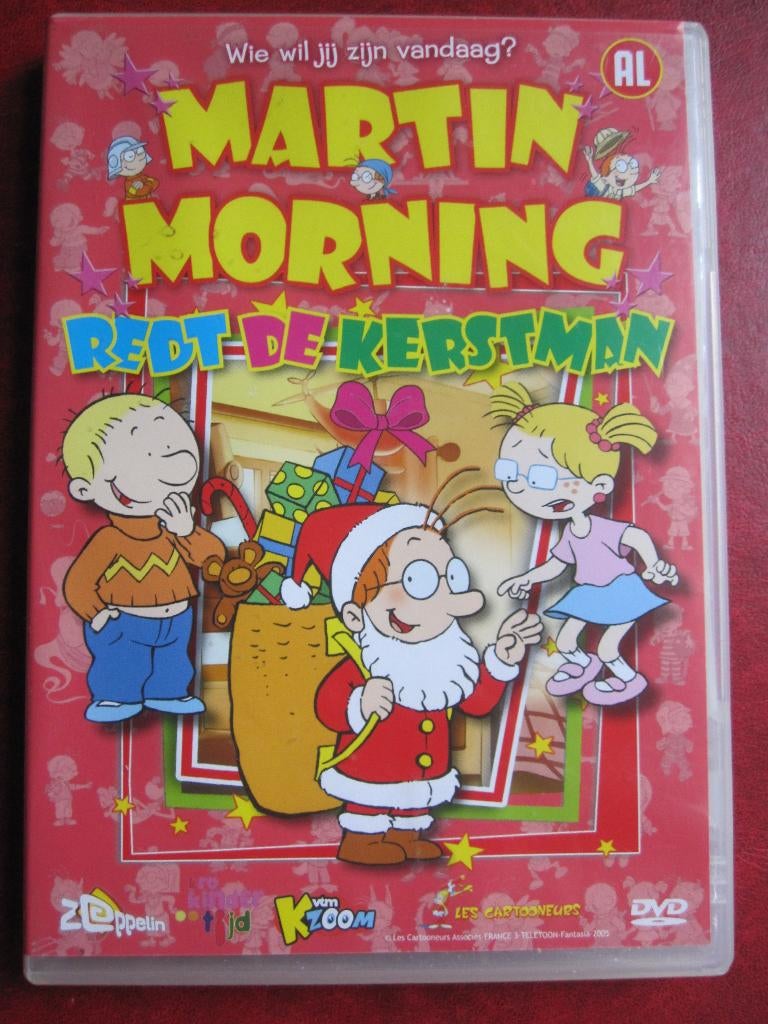 Martin Morning Redt de Kerstman, Tekenfilm, Ophalen of Verzenden, Zo goed als nieuw, Alle leeftijden