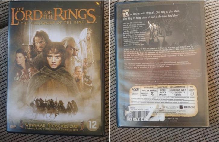 Dvd lord of the rings the fellowship of the ring Dvd als ni, Cd's en Dvd's, Dvd's | Science Fiction en Fantasy, Zo goed als nieuw