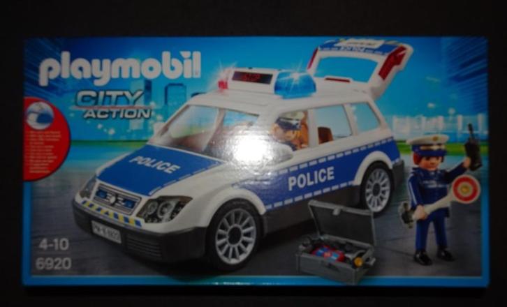 Playmobil 6920 (politiepatrouille licht en geluid) - nieuw, Kinderen en Baby's, Speelgoed | Playmobil, Nieuw, Complete set, Ophalen of Verzenden