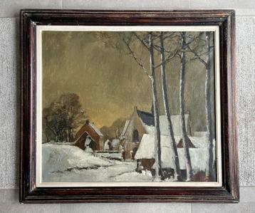 Sfeervol winterlandschap Vlassenbroek Juul Keppens beschikbaar voor biedingen