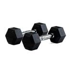 Paire d'haltères hexagonales 7,5kg hexa dumbbells, Sports & Fitness, Équipement de fitness, Enlèvement, Comme neuf, Bras, Set d’haltères