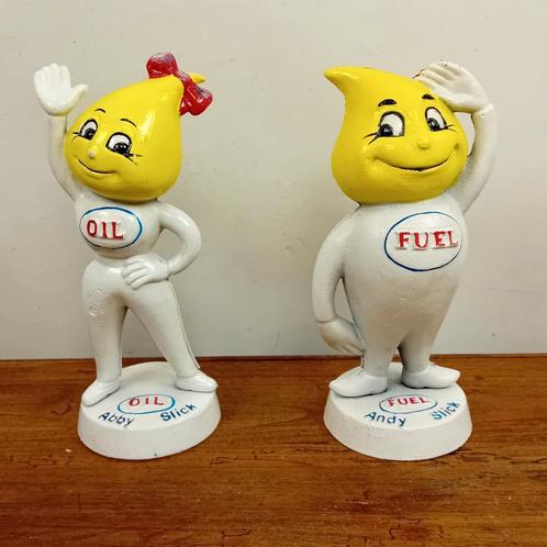 Esso druppel reclame beelden benzine toonbank spaarpo, Verzamelen, Merken en Reclamevoorwerpen, Ophalen of Verzenden