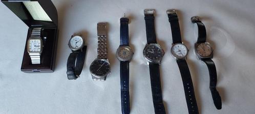 7 heren-horloges  (Rodania, Ascot, Continental, Tissot enz), Handtassen en Accessoires, Horloges | Heren, Gebruikt, Polshorloge