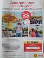 ticket Bobbejaanland (  verzending .gratis )
