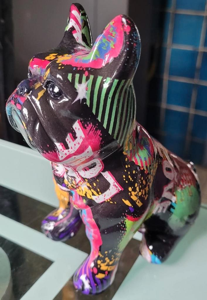 Statue Buldogue street art, Antiek en Kunst, Kunst | Designobjecten, Ophalen of Verzenden