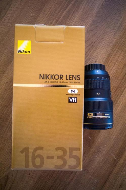 Nikon nikkor 16-35 vr f4, TV, Hi-fi & Vidéo, Photo | Lentilles & Objectifs, Comme neuf, Enlèvement