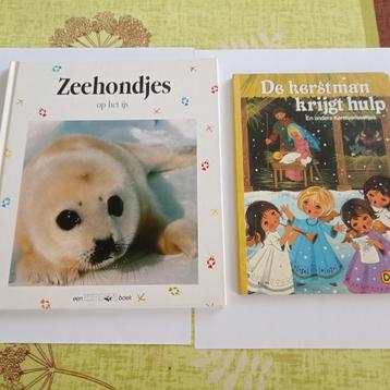 2 jeugdboekjes , zeehondjes op het ijs , De kerstman  disponible aux enchères