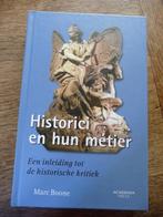 Historici en hun metier - Marc Boone, Comme neuf, Enlèvement ou Envoi, Marc Boone, Enseignement supérieur