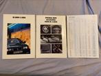 BMW e36 brochures/en prijslijst elk bmw model 1994, BMW, Ophalen of Verzenden
