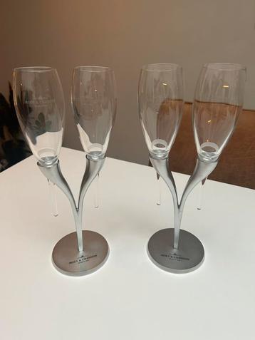 Moët & Chandon champagneglazen – Design Philippe di Méo beschikbaar voor biedingen