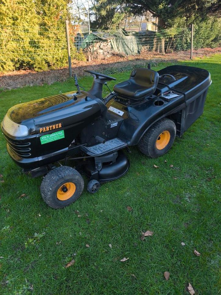 Zimaaier Partner Briggs Stratton 14,5 pk, Tuin en Terras, Zitmaaiers, Gebruikt, 90 tot 120 cm, Elektrische starter, Opvangbak