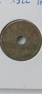 Belgisch Congo 10 cent 1922, Metaal, Losse munt, Verzenden