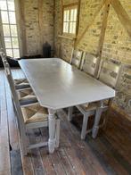 Tafel met 6 stoelen, Huis en Inrichting, Tafels | Eettafels, Ophalen, Gebruikt, 50 tot 100 cm, Vijf personen of meer