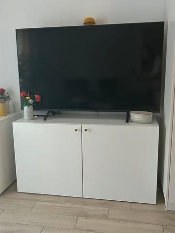 Meuble TV IKEA BESTÅ + rangements à vin – Comme neuf beschikbaar voor biedingen