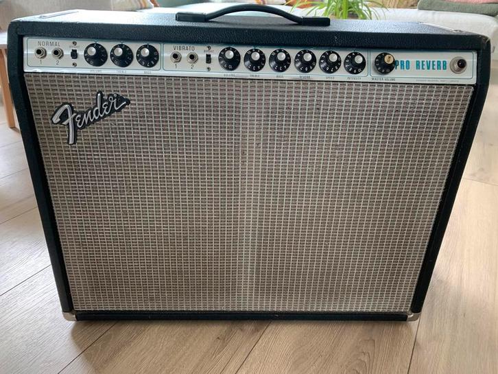 Originele Fender Silverface Pro Reverb 1975, Muziek en Instrumenten, Versterkers | Bas en Gitaar, Gebruikt, Gitaar, Minder dan 50 watt