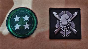 Halo medals opstrijkbadges beschikbaar voor biedingen