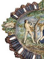 Grand plat mural palissyste en céramique – XIXᵉ siècle, Enlèvement ou Envoi