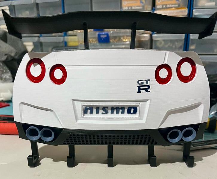 Nissan GTR R35 sleutelhanger rekje sleutels mancave bureau, Auto diversen, Tuning en Styling, Ophalen of Verzenden