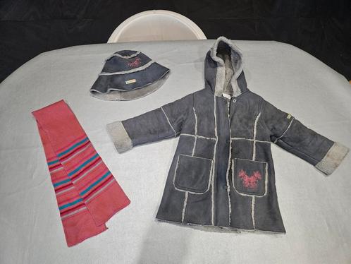 Superb Compagnie des Petits hoedjesset voor meisjes, Kinderen en Baby's, Kinderkleding | Maat 110, Zo goed als nieuw, Meisje, Jas