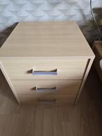 Nachtkastje met 3 lades, Ophalen, Gebruikt, 45 tot 65 cm, Minder dan 55 cm