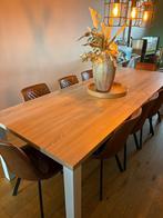 Houten tafel met stoelen., Huis en Inrichting, Tafels | Eettafels, Ophalen