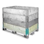 Palletrand 1200x800x200mm - hout, 4 scharnieren, gebruikt, Doe-het-zelf en Bouw, Hout en Planken, Ophalen