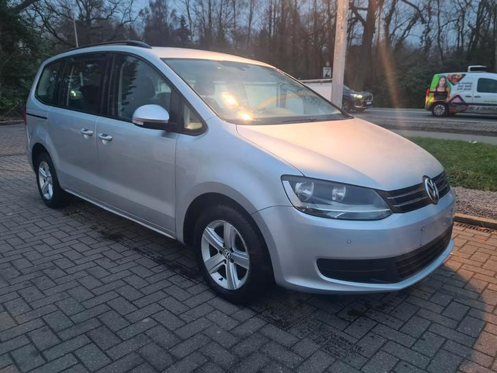 Volkswagen Sharan, Auto's, Volkswagen, Particulier, Sharan, Diesel, Euro 5, Monovolume, Handgeschakeld, Grijs, Ophalen