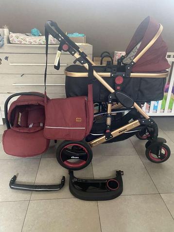Kiduku kinderwagen 3 in 1 beschikbaar voor biedingen