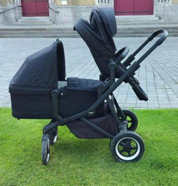 Zwarte THULLE  kinderwagen met alle toebehoren disponible aux enchères