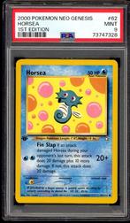 Horsea 1ère édition PSA 9 - 62/111 - Neo Genesis 2000, Envoi, Comme neuf, Cartes en vrac