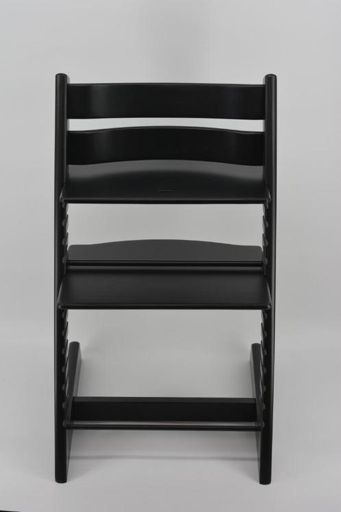 Stokke Tripp Trapp oud model refurbished - Zwart Grijs Wit, Kinderen en Baby's, Kinderstoelen, Gebruikt, Meegroeistoel, Aanschuifbaar