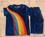 K3 verkleedpak : regenboog blauw  / maat 134, Ophalen of Verzenden, Zo goed als nieuw