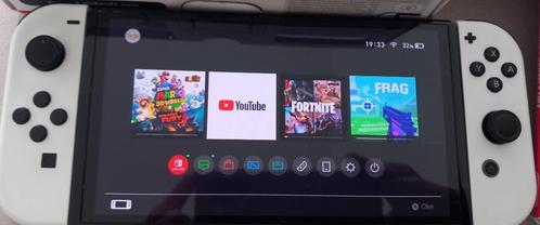 Nintendo switch oled, Games en Spelcomputers, Spelcomputers | Nintendo Switch, Zo goed als nieuw, Switch OLED, Met games, Ophalen