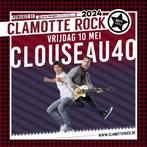 2 tickets Clamotte Rock Clouseau Herenthout vrijdag 10 mei, Tickets en Kaartjes, Twee personen