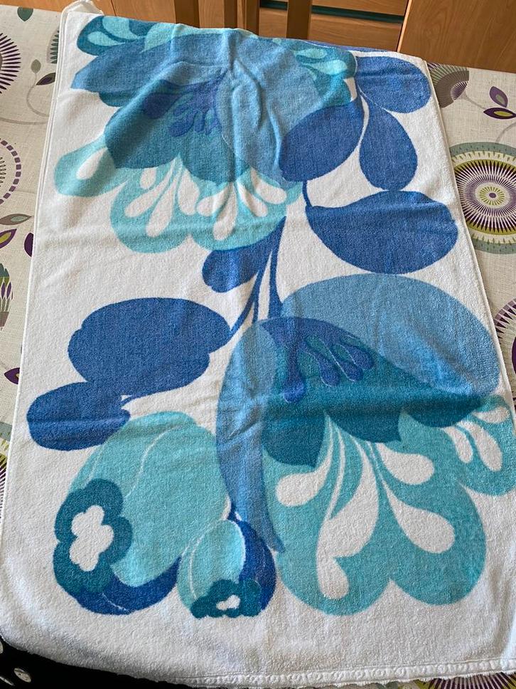 Vintage badhanddoek - jaren 80, Verzamelen, Retro, Ophalen of Verzenden
