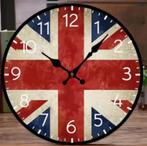 Horloge murale ronde en bois England (25 cm), Enlèvement ou Envoi, Neuf, Horloge murale