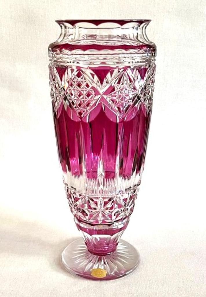 Val St Lambert Joseph Simon „Florence” vaas perfekte staat, Antiek en Kunst, Antiek | Glaswerk en Kristal, Ophalen