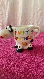 HBD beker in de vorm van een koe, Huis en Inrichting, Keuken | Servies, Ophalen of Verzenden, Zo goed als nieuw