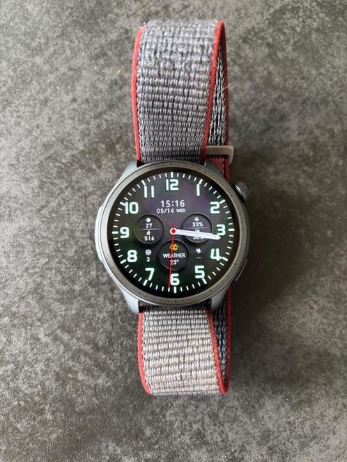 Amazfit Balance smartwatch, Handtassen en Accessoires, Smartwatches, Zo goed als nieuw, Grijs, Afstand, Conditie, GPS, Hartslag
