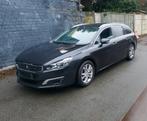 Peugeot 508 1.6 e-THP Allure / Schuifdak / Leder / Keyless, Auto's, Automaat, Zwart, Leder, Lichtsensor