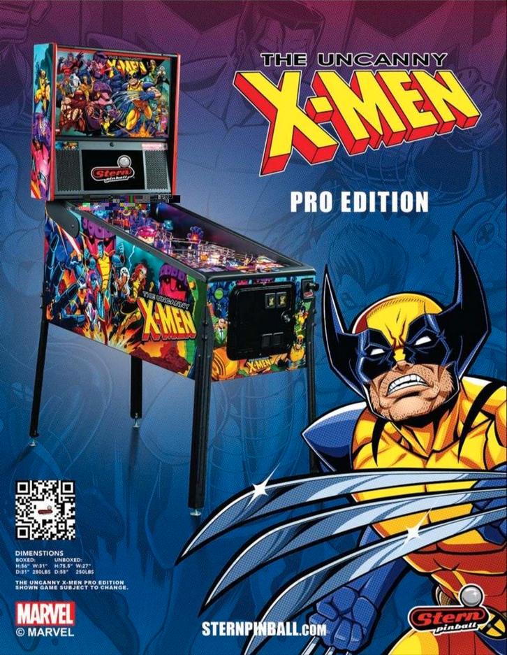 Flipper Stern X-men( Uncanny), Collections, Machines | Flipper (jeu), Neuf, Électronique, Stern, Enlèvement