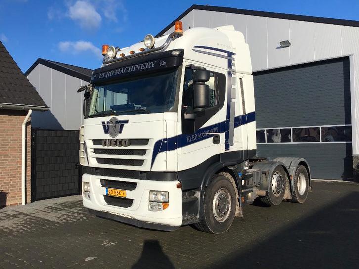 Iveco Stralis 420, Auto's, Vrachtwagens, Bedrijf, Iveco, Diesel, Euro 5, 2 deurs, Automaat, Wit, Ophalen