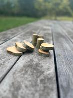 Houten schijfjes, Huis en Inrichting, Ophalen, Zo goed als nieuw