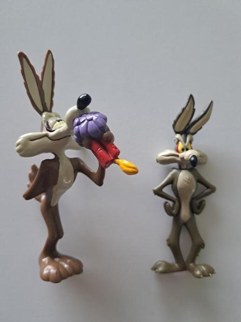Lot de 2 figurines Roadrunner - Warner Bros - Bon état, Collections, Jouets miniatures, Utilisé, Enlèvement ou Envoi
