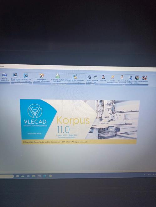 Korpus Vlecad CNC CamCad Meubel programma, Zakelijke goederen, Machines en Bouw | Houtbewerking, Ophalen of Verzenden