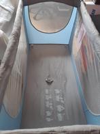 Lit de voyage pliant bleu et gris (baby relax), Enlèvement, Comme neuf, Lit