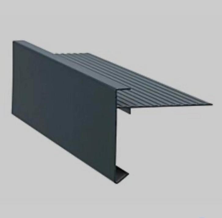 Nieuwe dakrandprofielen 2,5m / 60x64 Anodic Bronze, Doe-het-zelf en Bouw, Dakpannen en Dakbedekking, Nieuw, Overige typen, Overige materialen