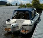 Snelle kajuitboot flipper 620c 90pk/4takt/ Damco trailer, Watersport en Boten, Ophalen, Zo goed als nieuw, Aluminium, Benzine